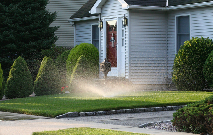Downtown Traverse City home with irrigation